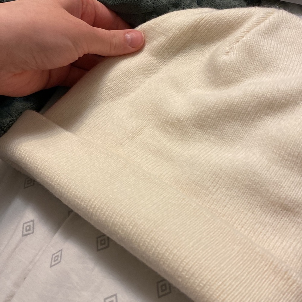 Talula Cream Beanie - Picture 3 of 4